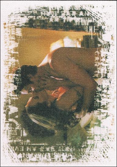 Buffy the Vampire Slayer Reflections: The High School Years (Base Set) card 34 Xander and Faith