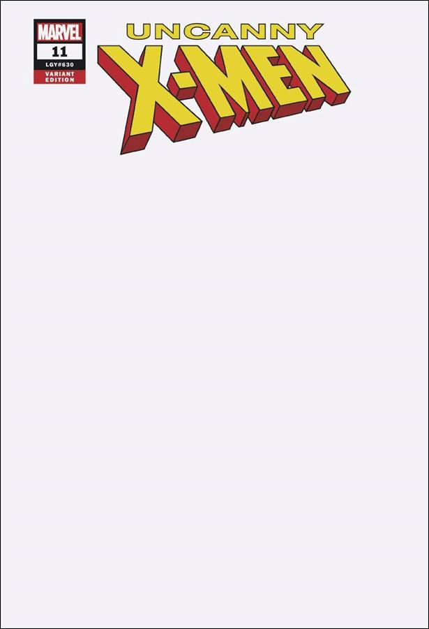 Uncanny X-Men (2019) issue 11-G Blank Sketch Cover