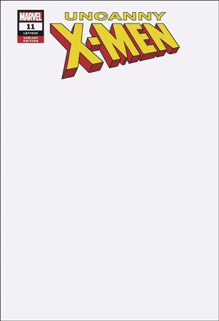 Uncanny X-Men (2019) issue 11-G Blank Sketch Cover