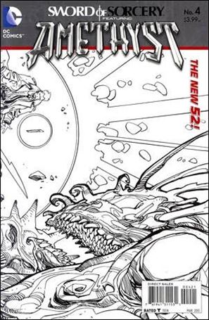 Sword of Sorcery (2012) issue 4-B Wraparound 1:25 Sketch Cover