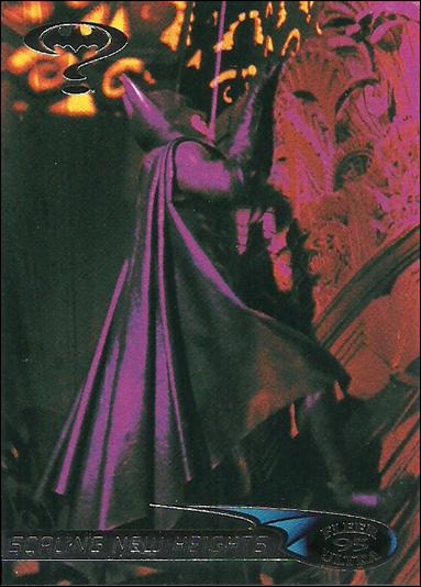 Batman Forever Fleer Ultra (Base Set) card 4 Scaling New Heights