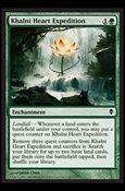 Magic The Gathering: Zendikar (Base Set) card 167 Khalni Heart Expedition