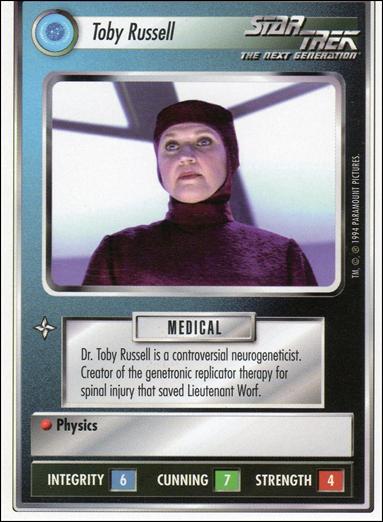 Star Trek: Premiere Unlimited (Base Set) card 246 Toby Russell 