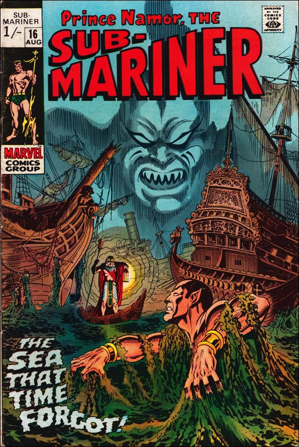 Sub-Mariner (1968) issue 16-B UK Price Cover