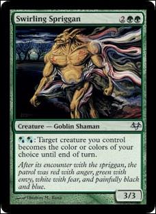 Magic the Gathering: Eventide (Base Set) card 76 Swirling Spriggan