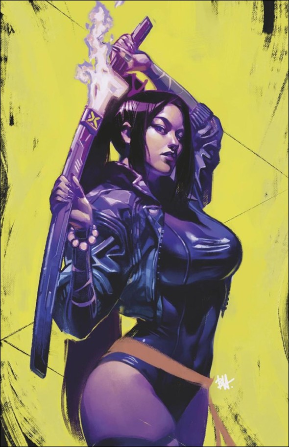 Psylocke (2025) issue 5-F Ben Harvey Virgin 1:50 Cover