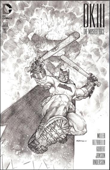 Dark Knight III: The Master Race issue 1-OM Dave Dorman M & M Sketch Cover