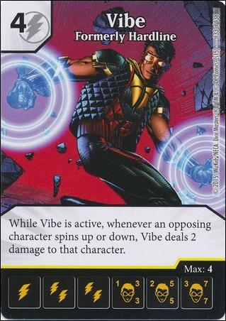 DC Comics Dice Masters Justice League  card 133 Vibe - Formally Hardline