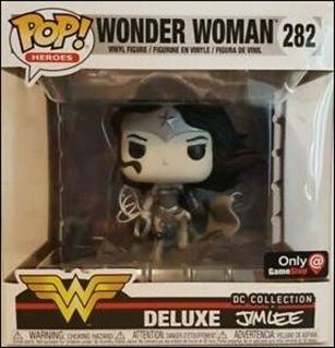 POP! Heroes figure 282-B Wonder Woman (B&W) Jim Lee Collection GameStop