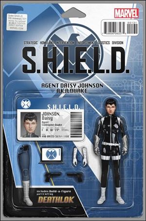 Quake:  S.H.I.E.L.D. 50th Anniversary   issue 1-C John Tyler Christopher Action Figure Cover