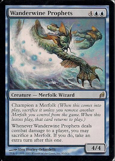 Magic the Gathering: Lorwyn (Base Set) card 95 Wanderwine Prophets