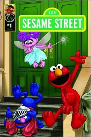 Sesame Street issue 1-E Grover, Abby and Elmo Cover