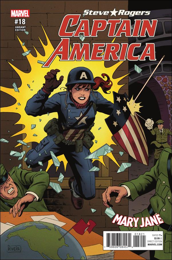 Captain America: Steve Rogers issue 18-B Paolo Rivera Mary Jane Cover