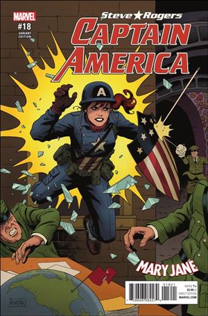 Captain America: Steve Rogers issue 18-B Paolo Rivera Mary Jane Cover