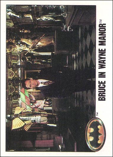 Batman: Series 1 (Base Set) card 23 Bruce in Wayne Manor