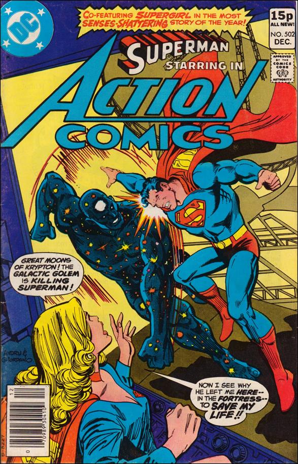 Action Comics (1938) issue 502-C UK Price Cover