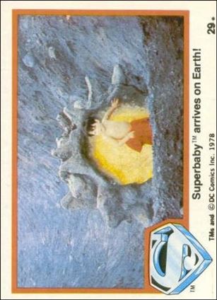Superman (Movie) Series 1 (Base Set) card 29 Superbaby arrives on Earth!