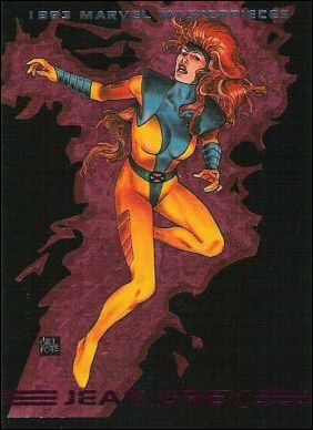 1993 Marvel Masterpieces (Base Set) card 75 Jean Grey
