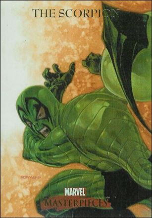 2007 Marvel Masterpieces (Parallel Foil Base Set) card 73 The Scorpion