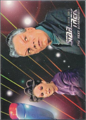 Star Trek: The Next Generation - The Episode Collection Season Three (Base Set) card 211 Mission Chronology - Card G