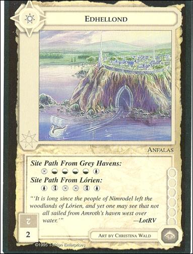 Middle-Earth: The Wizards (Base Set) card 129 Edhellond