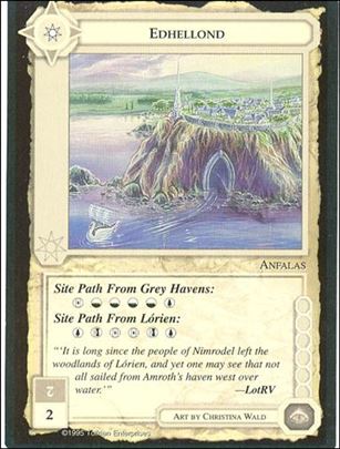 Middle-Earth: The Wizards (Base Set) card 129 Edhellond