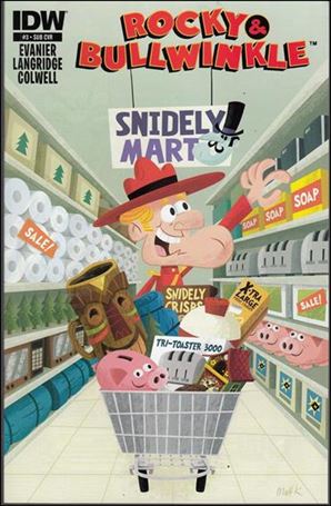 Rocky and Bullwinkle issue 3-B Matt Kaufenberg Subscription Cover