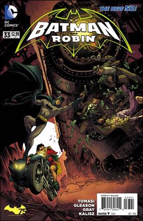 Batman and Robin (2011) issue 33-B Mike Kaluta Batman 75th Anniversary Cover