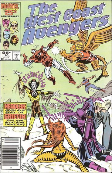 West Coast Avengers (1985) issue 10-B Canadian Price Cover