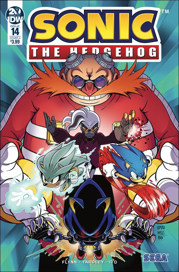 Sonic the Hedgehog (2018) issue 14 Lamar Wells Cover
