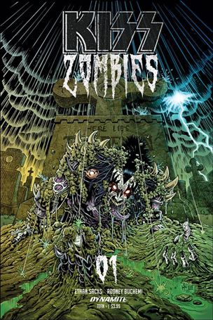 Kiss Zombies issue 1-E Ken Haeser 1:7 Cover