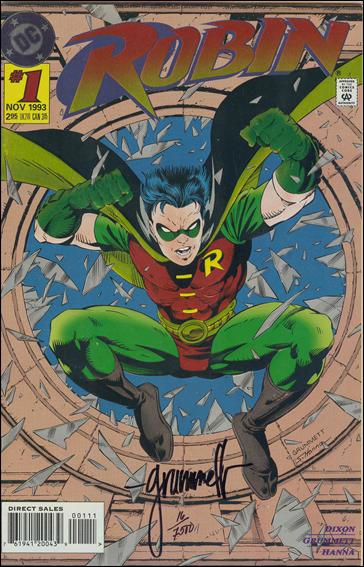 Robin (1993) issue 1-D DF Foil Cover (Signed by Tom Grummett) 1/7500