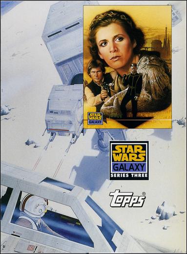 Star Wars Galaxy: Series 3 (Promo) card nn1 5x7 AT-AT and "Zorba the Hutt's Revenge" Cover Art
