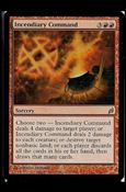 Magic the Gathering: Lorwyn (Base Set) card 179 Incendiary Command