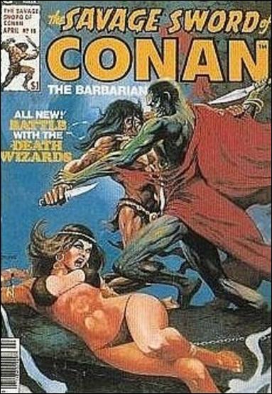 Savage Sword of Conan the Barbarian (Base Set) card 4 Cover Issue #18