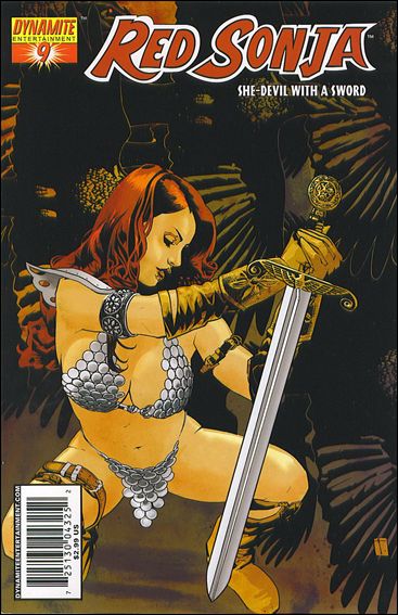 Red Sonja (2005) issue 9-C Tomm Coker Color Cover