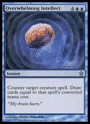 Magic the Gathering: Saviors of Kamigawa (Base Set) card 51 Overwhelming Intellect