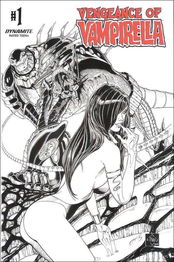 Vengeance of Vampirella (2019) issue 1-ZB Ethan Van Sciver Sketch Cover