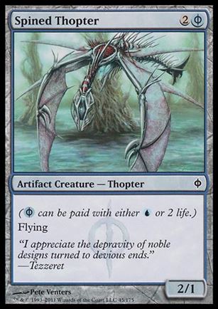 Magic the Gathering: New Phyrexia card 45 Spined Thopter