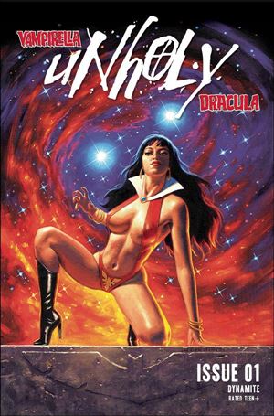 Vampirella/Dracula: Unholy issue 1-J Greg Hildebrandt 1:10 Cover