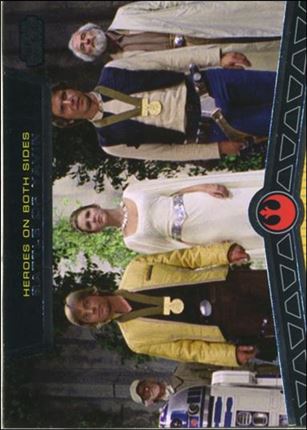 Star Wars Galactic Files (Heroes on Both Sides Subset) card HB-8 Battle of Yavin