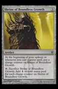Magic the Gathering: New Phyrexia card 152 Shrine of Boundless Growth