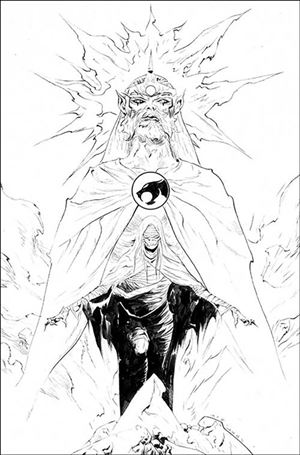Thundercats (2024) issue 16.00-Y Jae Lee 1:7 B&W Virgin Cardstock Cover