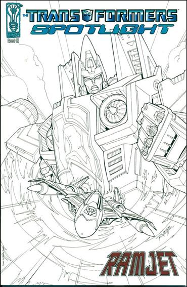 Transformers Spotlight issue nn10-C Ramjet - Robby Musso 1:10 Sketch Cover