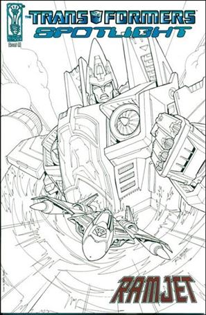 Transformers Spotlight issue nn10-C Ramjet - Robby Musso 1:10 Sketch Cover