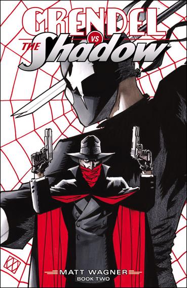 Grendel vs The Shadow issue 2-B Black White & Red Cover