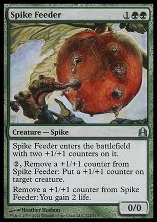 Magic the Gathering: Commander (Base Set) card 172 Spike Feeder