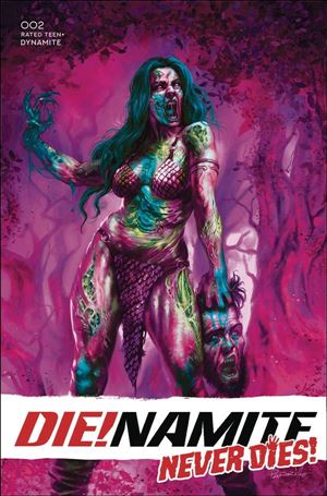 Die!namite Never Dies issue 2-G Lucio Parrillo Ultraviolet Cover