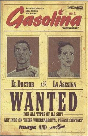 Gasolina issue 1-C Niko Walter Megabox Cover