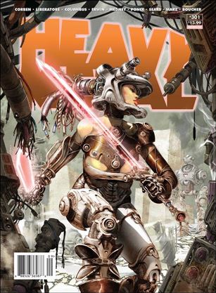 Heavy Metal issue 301 Esau Escorza Cover